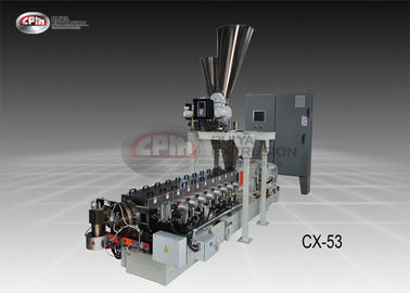 Alto equipo de la granulación del plástico del esfuerzo de torsión, máquina de capa del polvo de la protuberancia del CPM Ruiya